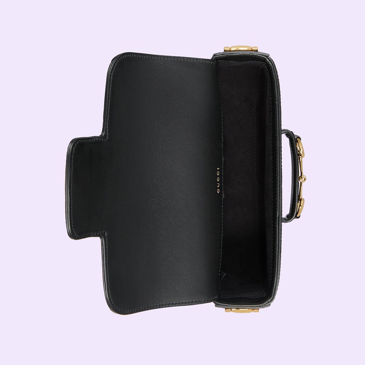 675801.FABCP.1161.013.065.0000.Light Gucci Horsebit 1955 GG crystal mini bag
